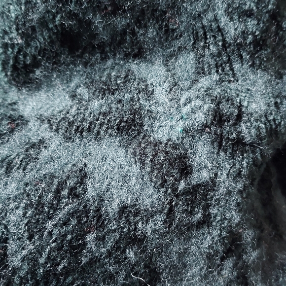 Jones New York Sport Emerald And Brown Faux Fur Collar Teddy Jacket - Picture 8 of 8